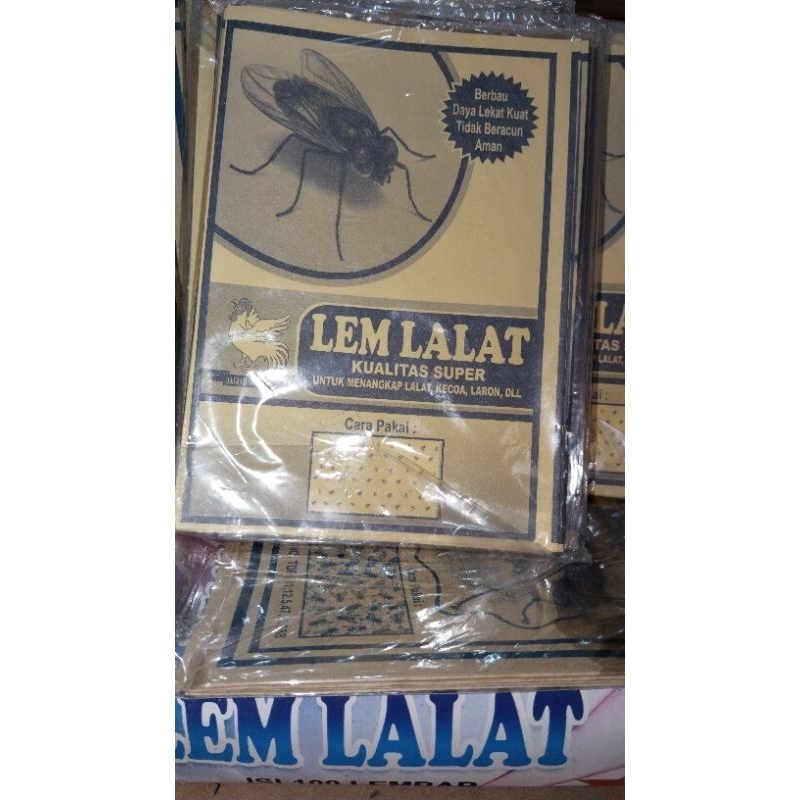 Lem Lalat / Perangkap Lalat / Kertas Lem Lalat Serangga