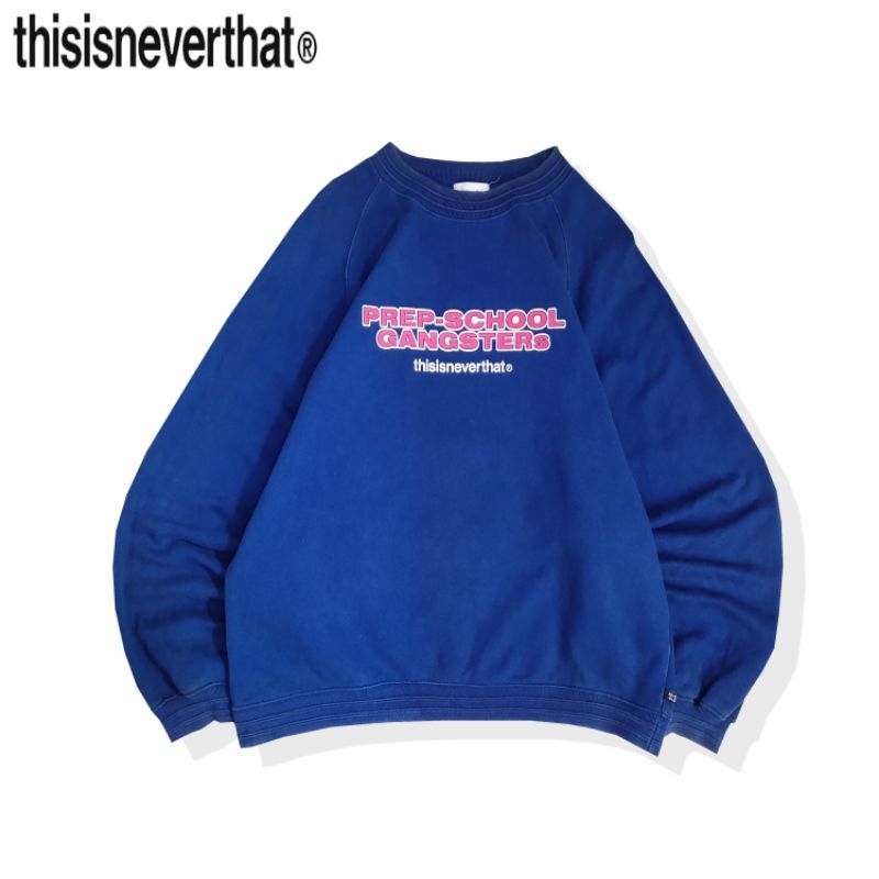 TNT  THISISNEVERTHAT PREP-SCHOOL GANGSTE® CREWNECK SECOND