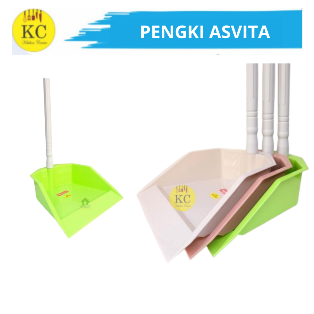 Asvita Pengki Serokan Sampah Merk Asvita Pengki Pentagon + Gagang PGP 331 Asvita