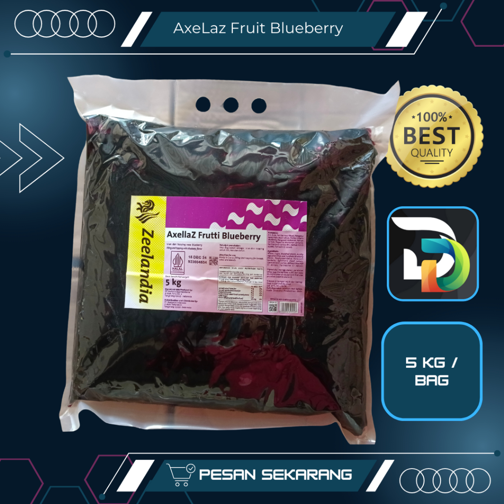 

zeelandia axellaz frutti blueberry 5 kg/pack