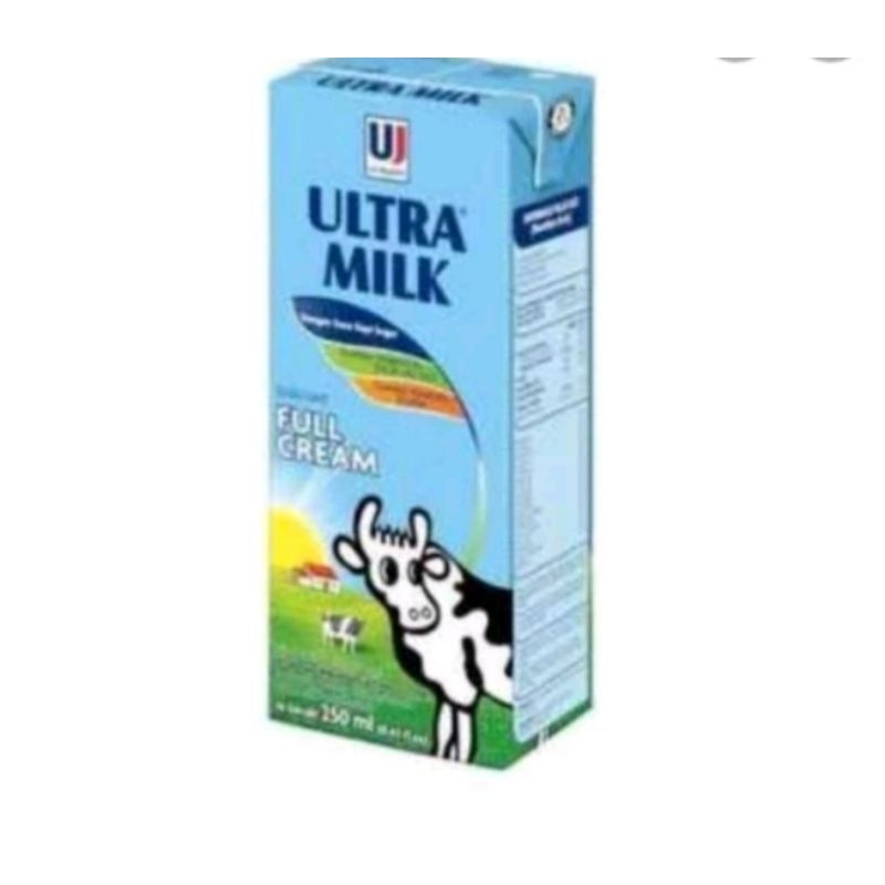 

Ultra Milk Susu UHT Full Cream 200 Ml Kotak