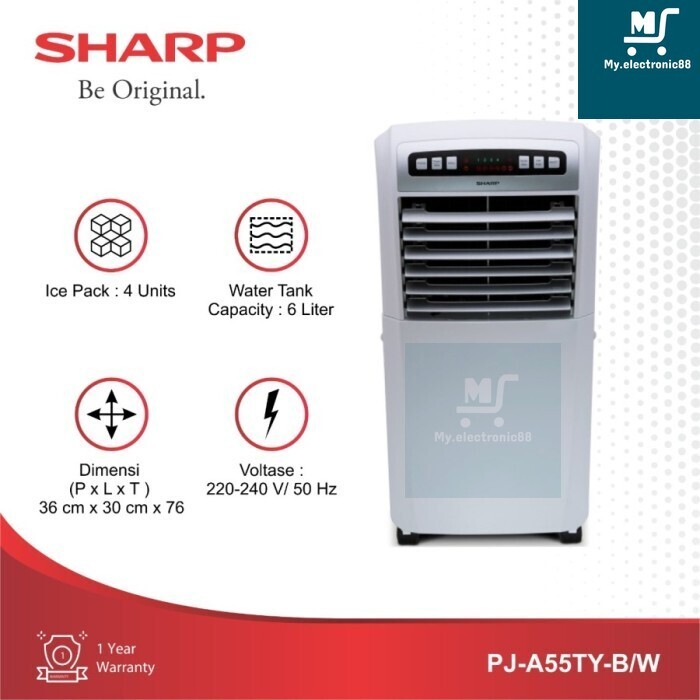 Sharp Air Cooler PJ-A55TY-W