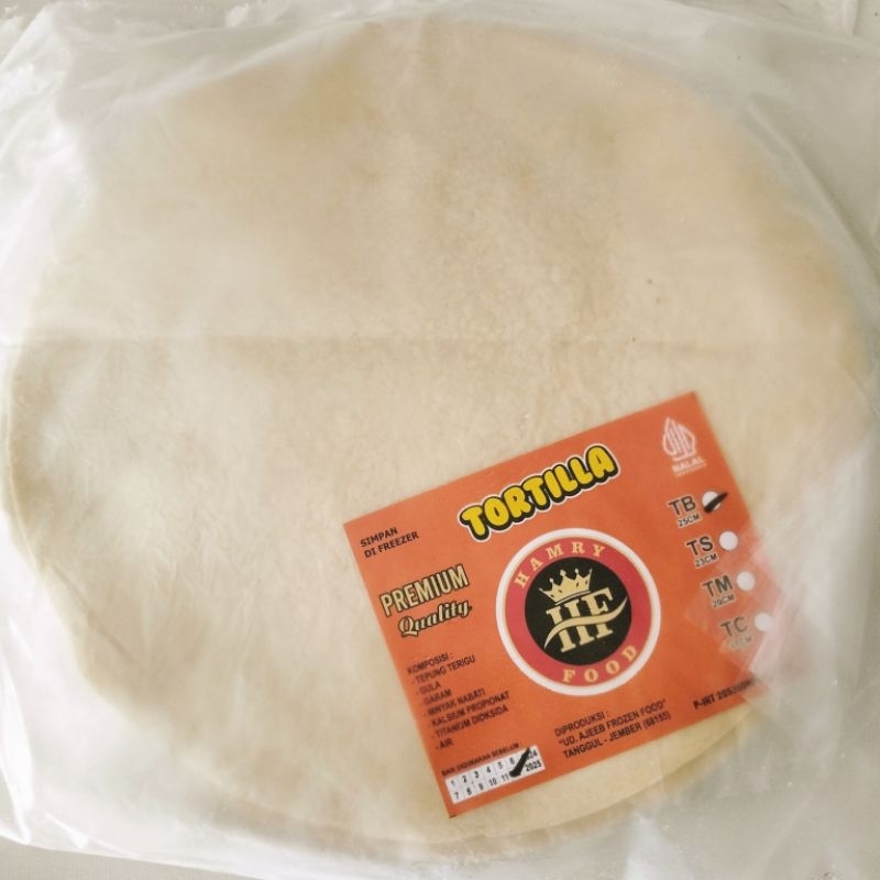 

kulit kebab tortila 25cm besar