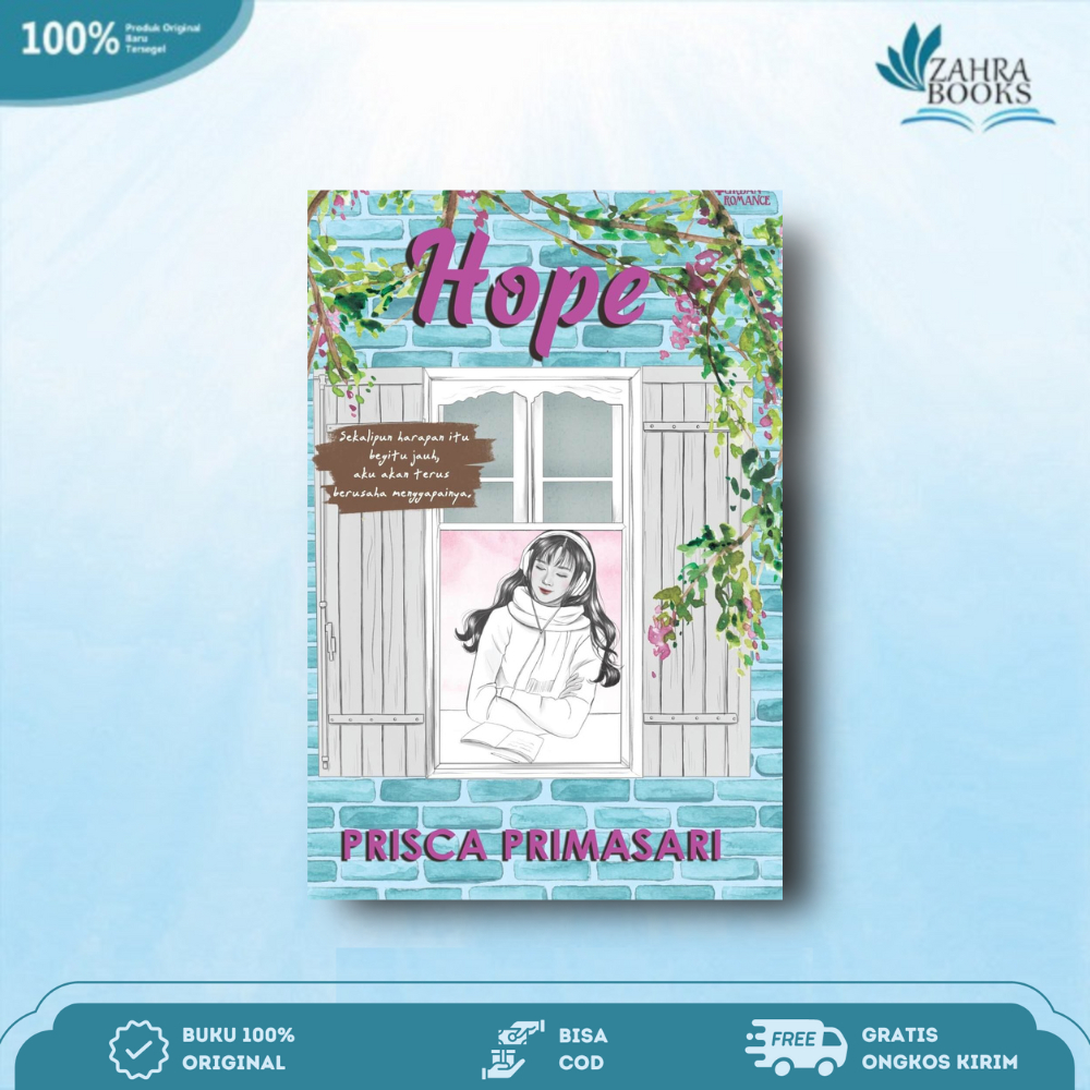 Novel Urban Romance : Hope Karya Prisca Primasari - Mizan