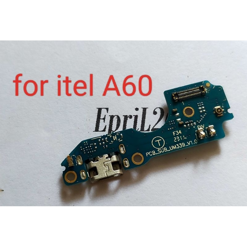 CONNECTOR CHARGER ITEL A60 / A60S ORI PAPAN KONEKTOR CAS PCB BOARD ITEL A60 ORIGINAL