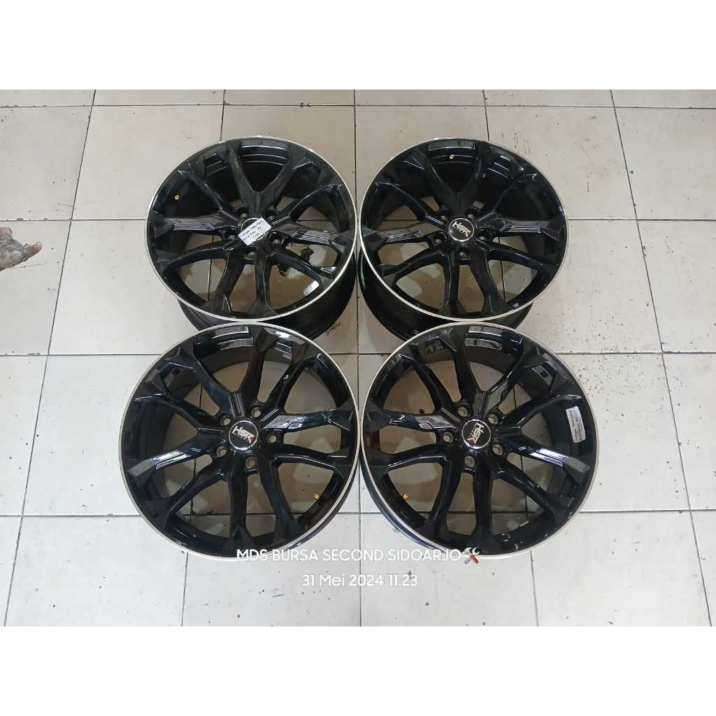 VELG SECOND LIKE NEW HSR WANGON RING18 BAUT 5X114 PNP HRV JUKE XTRAIL INNOVA DLL