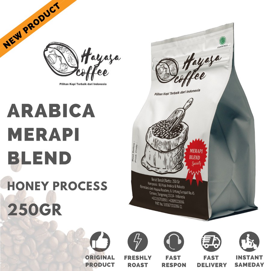 

Kopi Hayasa Merapi Blend - 250 Gr