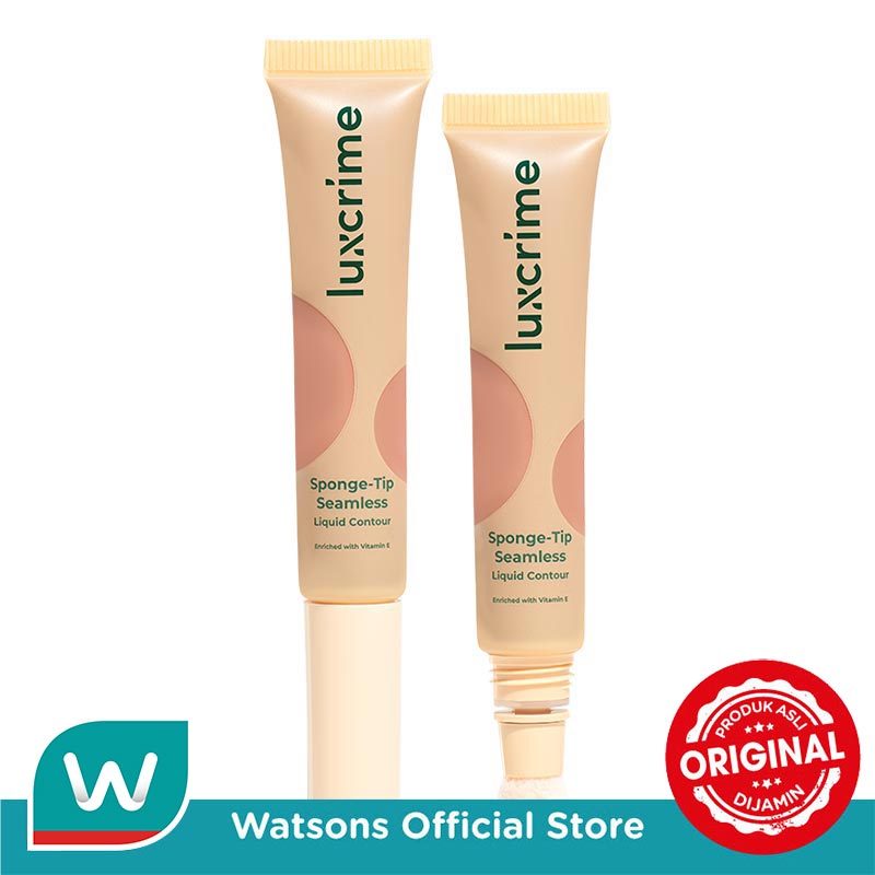 Luxcrime Sponge-Tip Seamless Liquid Contour Hot Coco 9g