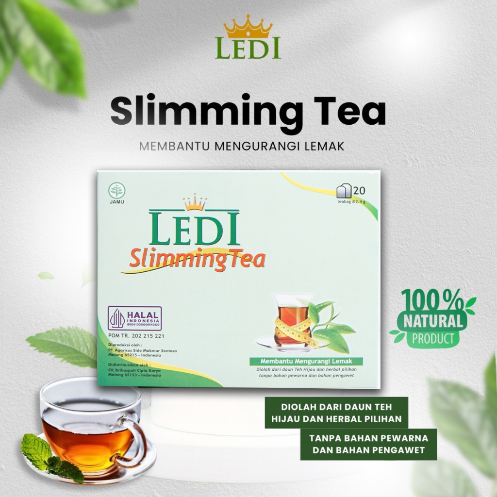 

LEDI Slimming Tea untuk Diet Membakar Lemak original BPOM by Ratu Ledi