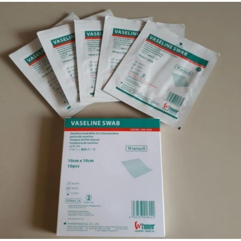 vaseline swab 10 x 10 winner