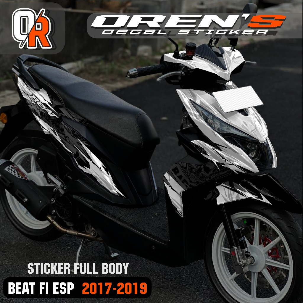 DECAL BEAT ESP STREET 2016 2017 2018 2019 TERBARU Dekal Honda Beat ESP Street Design BADBOY TERKEREN
