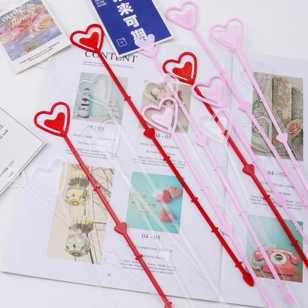 

STICK KARTU PLASTIK HEART 34CM