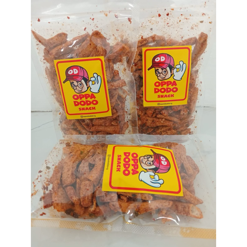 

Basreng Stick Pedas Daun Jeruk