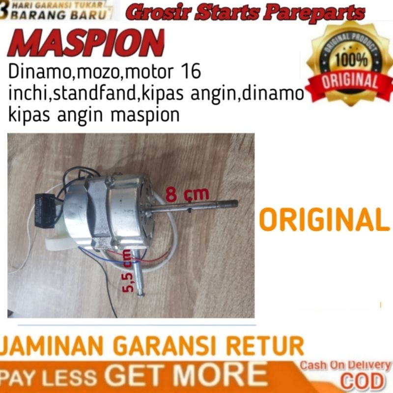 Dinamo,mozo,motor,16 inchi,standfand,kipas angin,dinamo kipas angin maspion