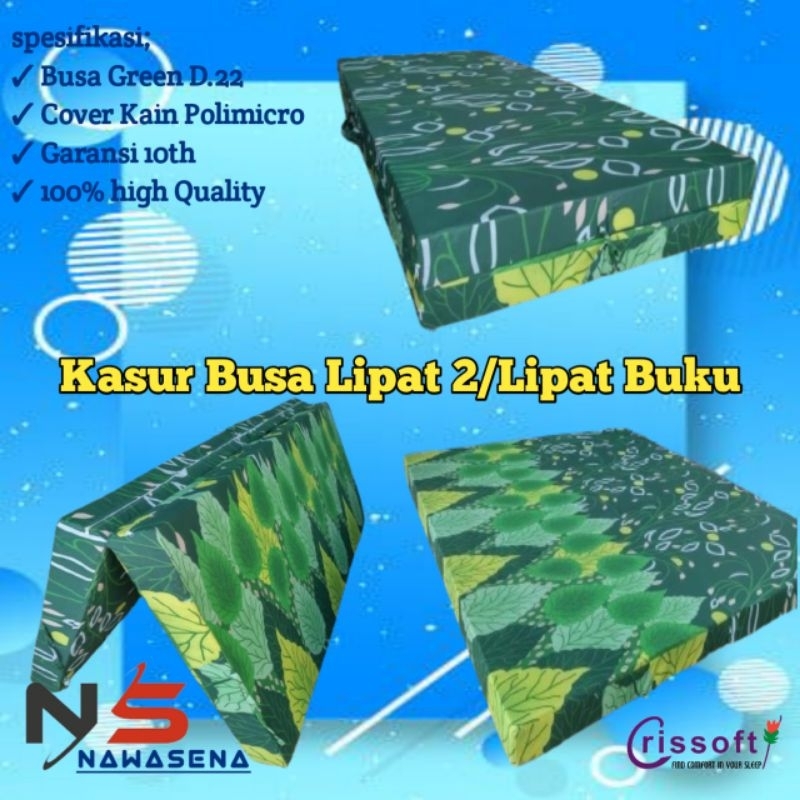 Kasur busa lipat buku/lipat 2