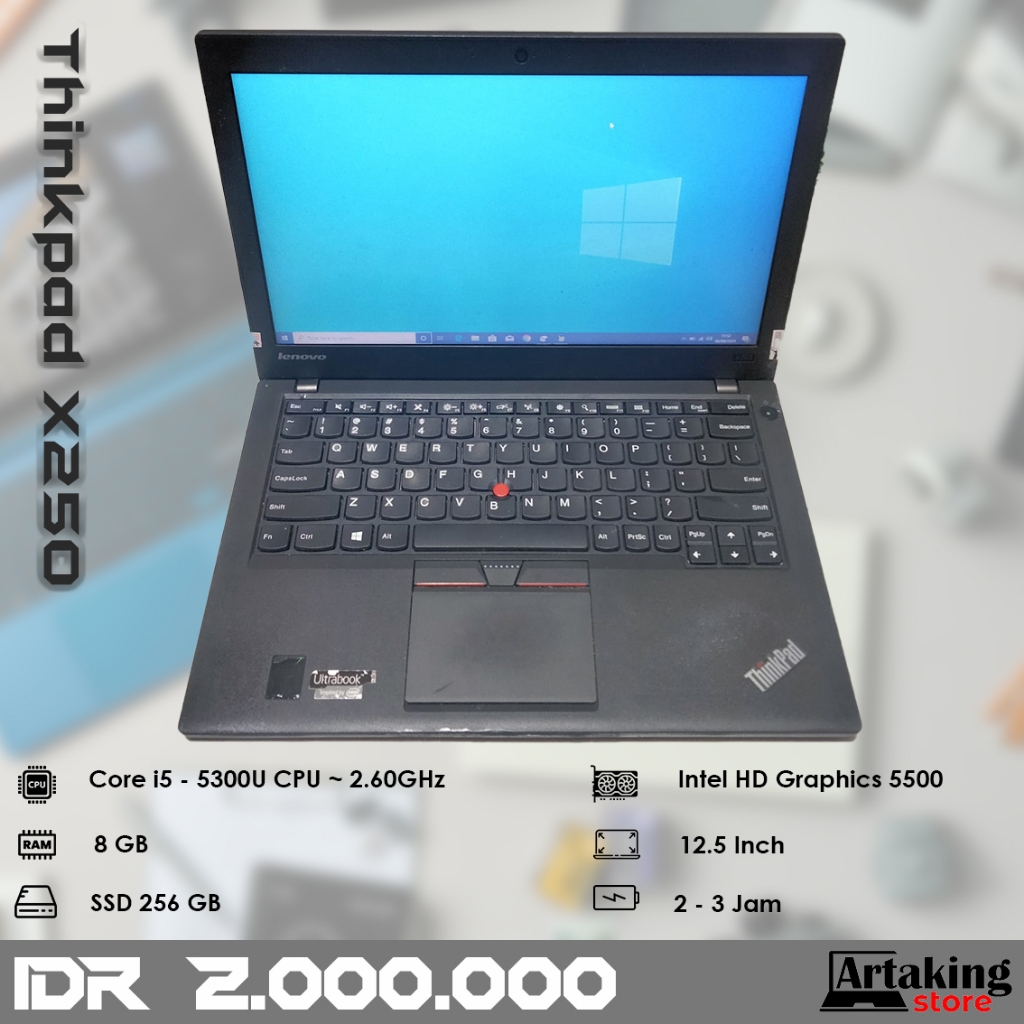 Lenovo Thinkpad X250 - Core i5 - Ram 8 - SSD 256 gb