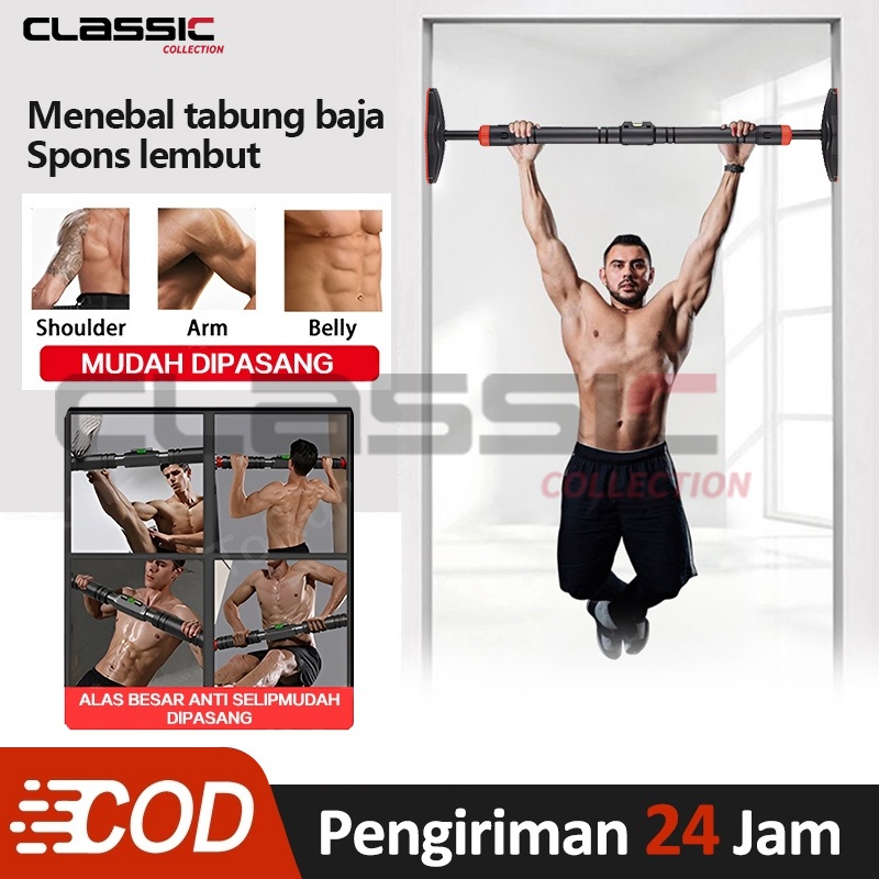 Pull Up Bar Chin Up Tiang Pull Up Alat Olahraga Pintu Alat Fitness Rumah Door Bar Adjustable Door Pu
