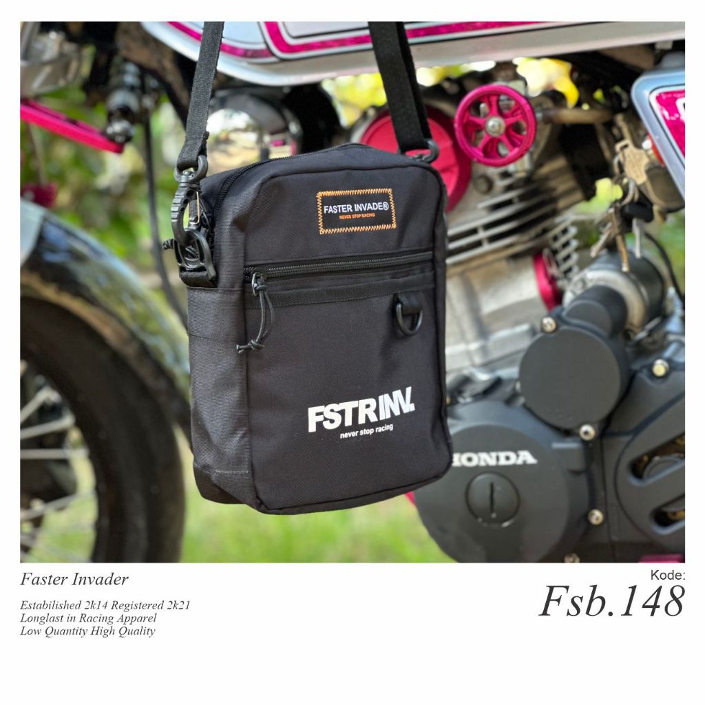 Slingbag faster invader black new FSB 148