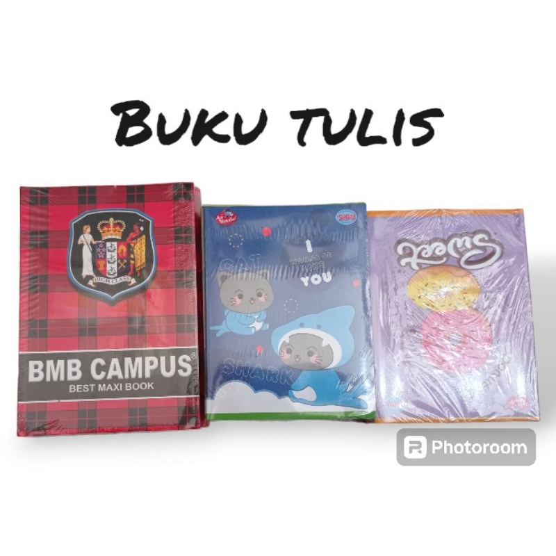 

buku tulis BMB 1 pack isi 10 buku