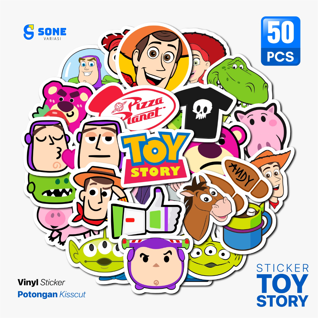 

Stiker Aesthetic Kartun Toy Story Bahan Paper Vinyl Waterproof Pack Sticker Dekorasi Laptop Buku Jurnal Koper Casing Phone Helm Motor
