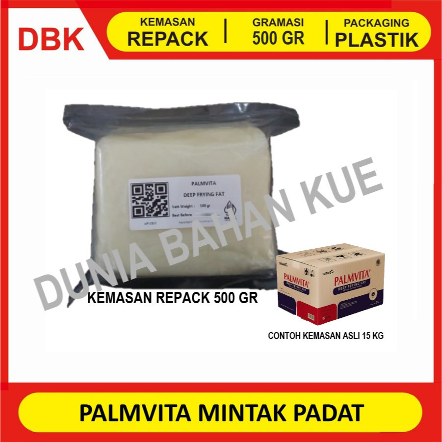 

PALMVITA MINYAK GORENG PADAT REPACK 500 GR / DEEP FRYING FAT / MINYAK PADAT