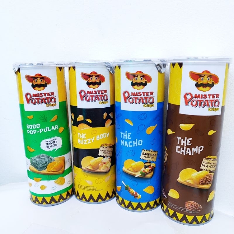 

Mister Potato Crips / Keripik Kentang - Netto 80gr