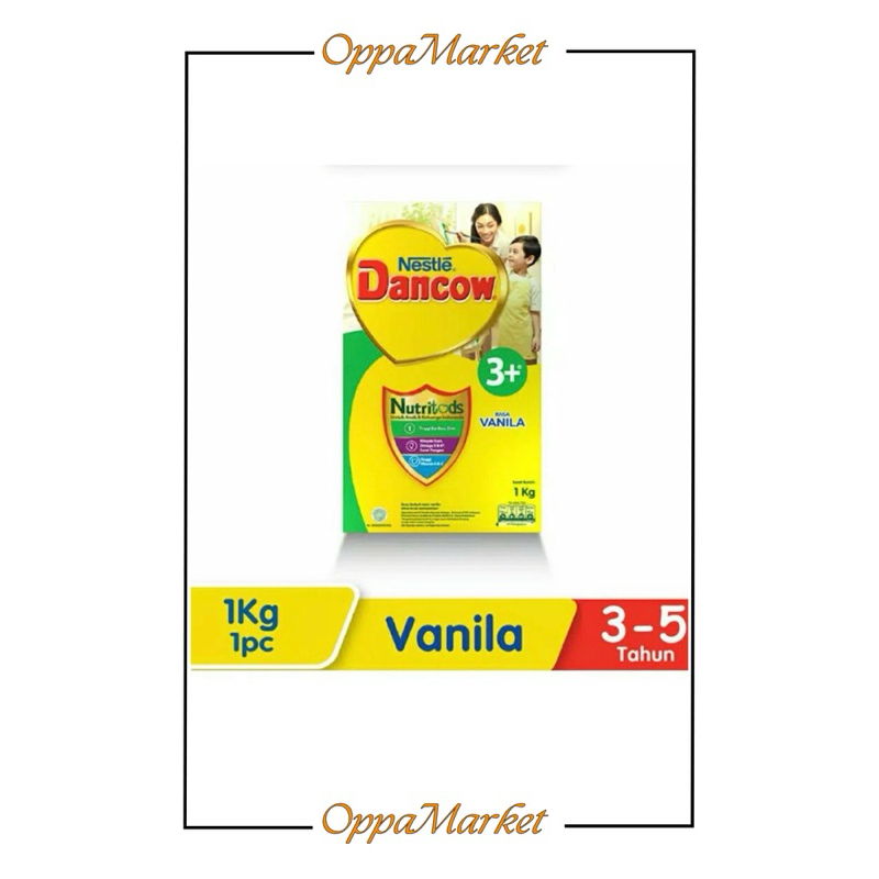 

DANCOW 3+ SUSU NESTLE RASA VANILLA DAN MADU 1KG