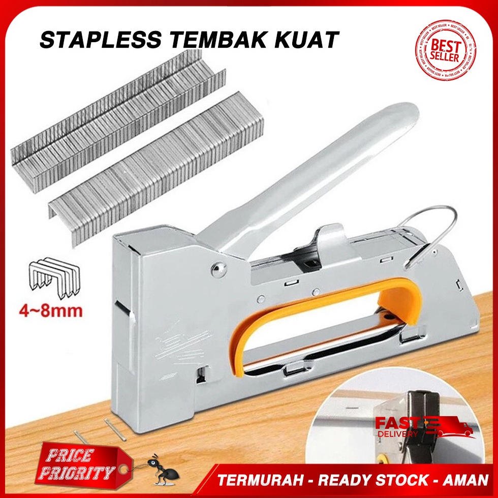 

KODE T23N Staples Tembak Staple Gun Tacker Jok Motor Steples Stepler Tembak Top