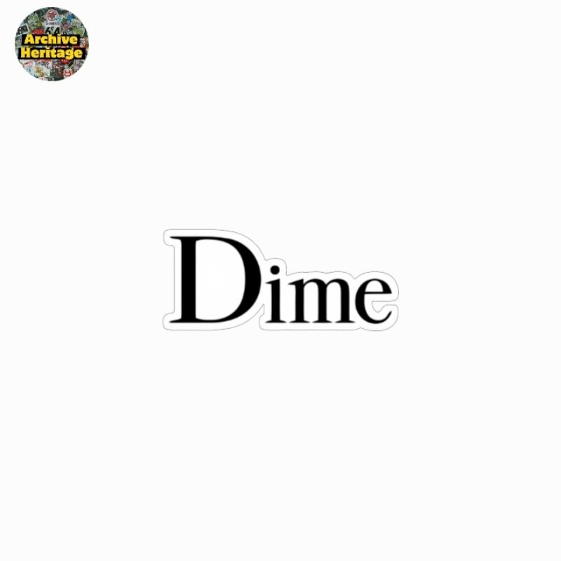 

sticker DIME logo clothing streetwear skateboard stiker hypebeast