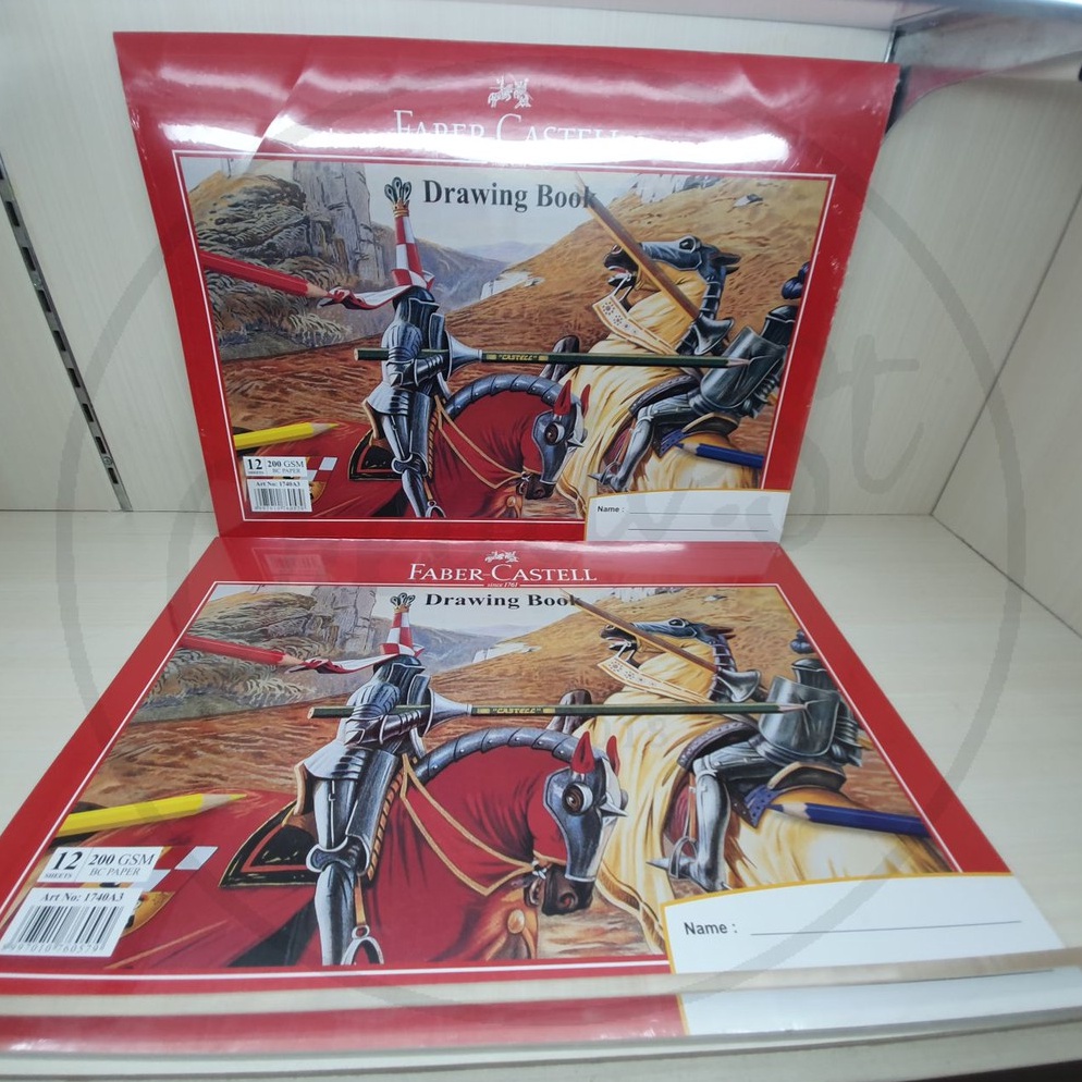 

KODE D63Y Faber Castell Sketch Book Drawing Book A3 Buku Sketsa 42 Cm x 3 Cm