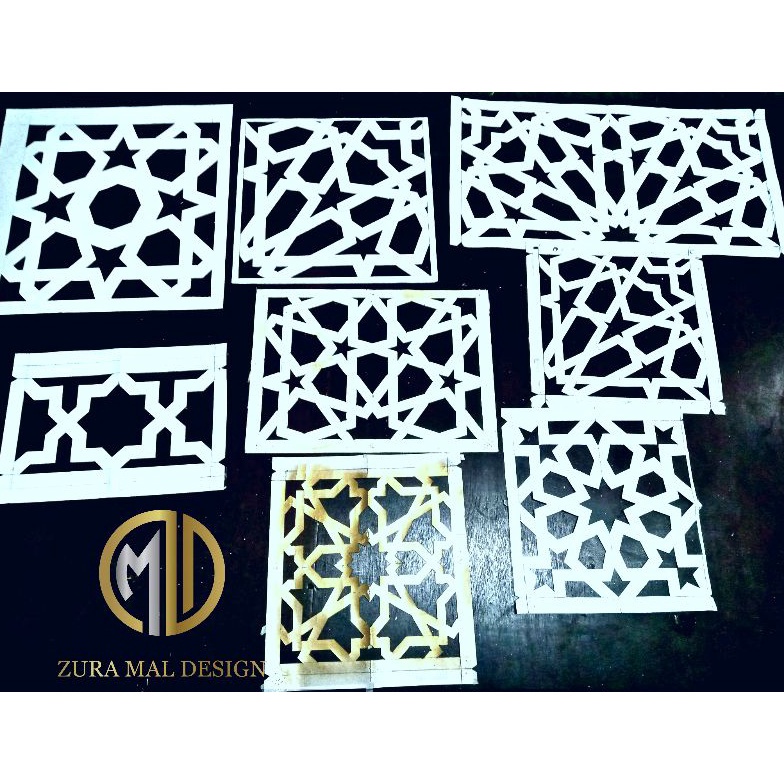 

KODE M18F mal sket stensil krawangan