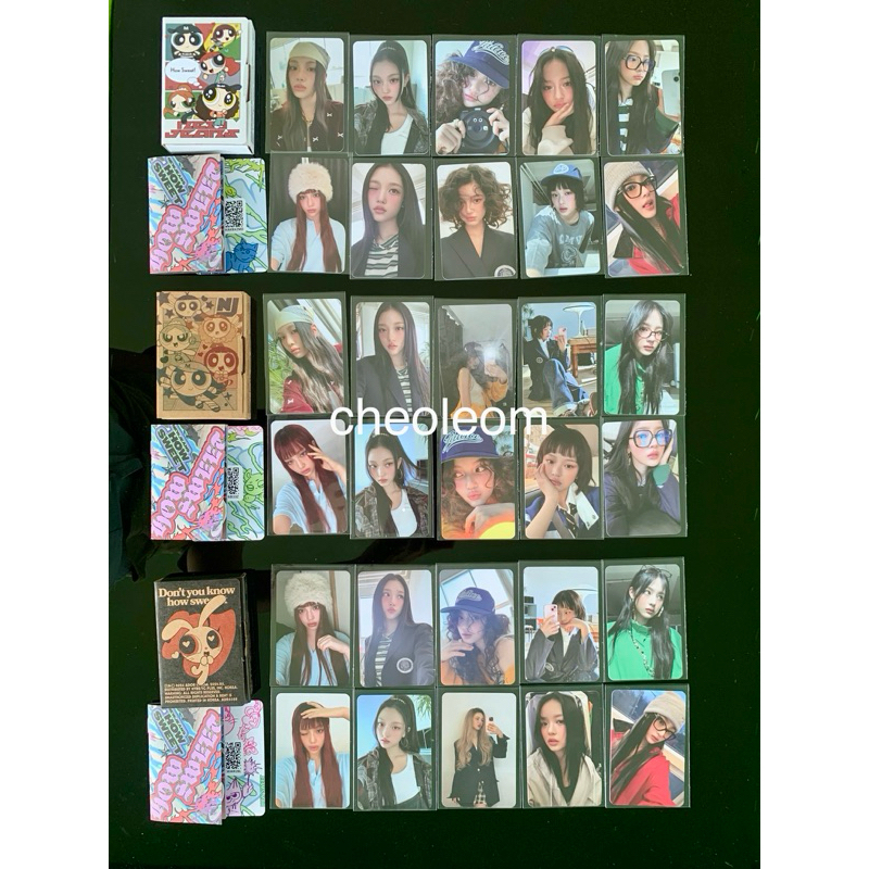 [READY] PHOTOCARD NEWJEANS HOW SWEET BUBBLE GUM - GET UP - OMG - BLUEBOOK HYPE BOY ALBUM ONLY WEVERS