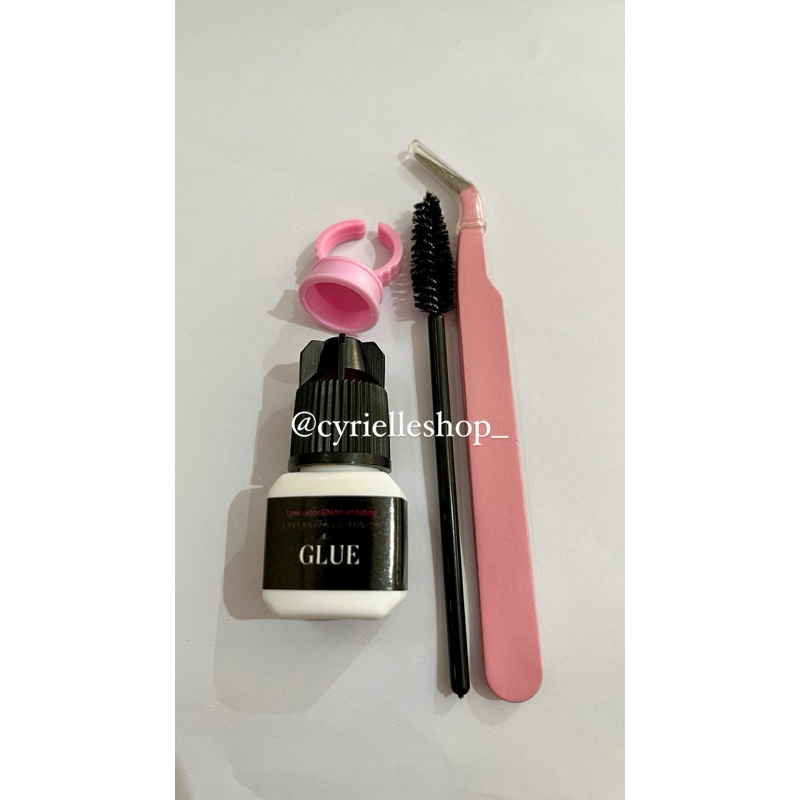 

ucl_gramari - paket hemat lem bulu mata glue eyelash extension 5ml + alat eyelash