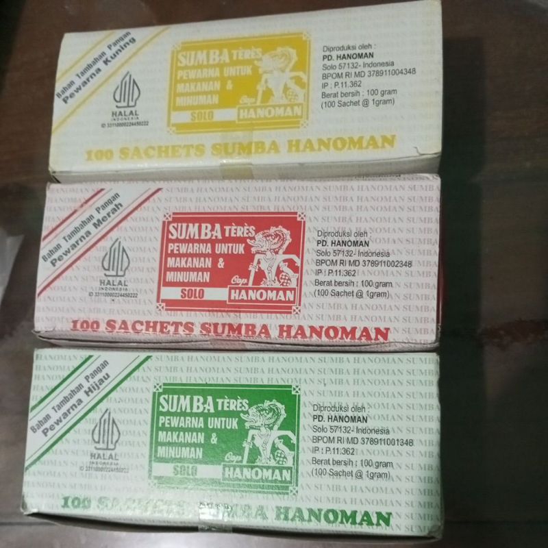 Pewarna makanan SumbaTerescaphanoman