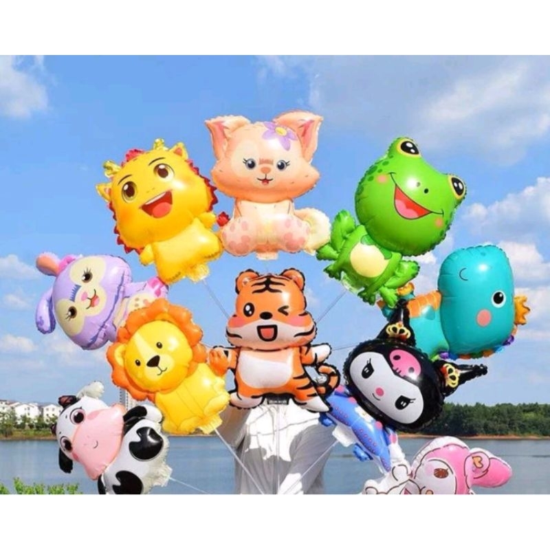 Balon Foil Karakter / Balon Terbang Random