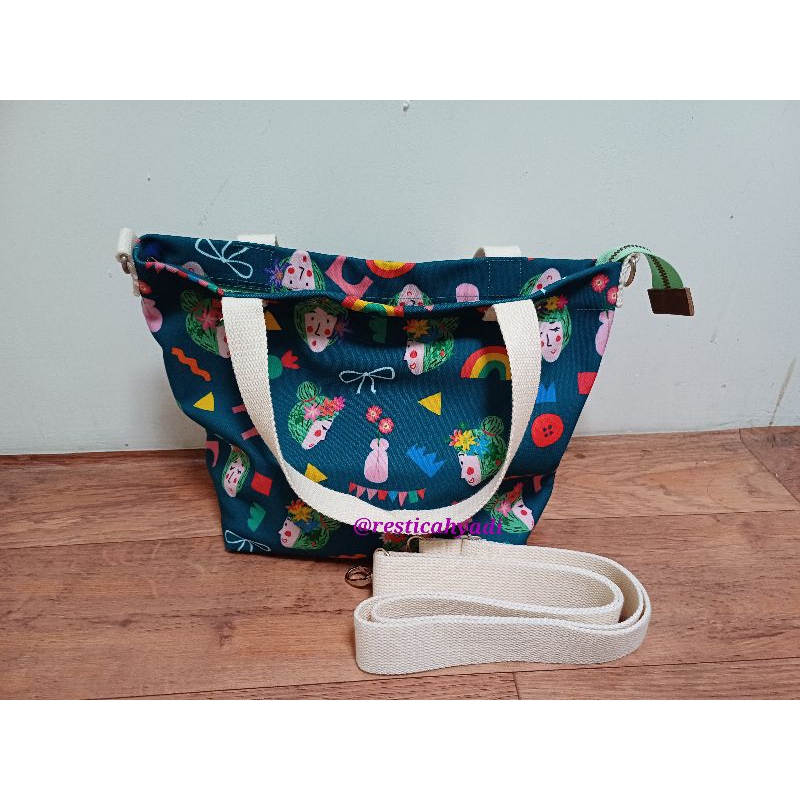 Preloved Mini Tote Bag Zara Idekuhandmade