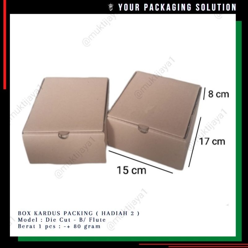 

BOX HADIAH 2 • 15x17x8cm LD • Kotak/ Kardus/ Packing