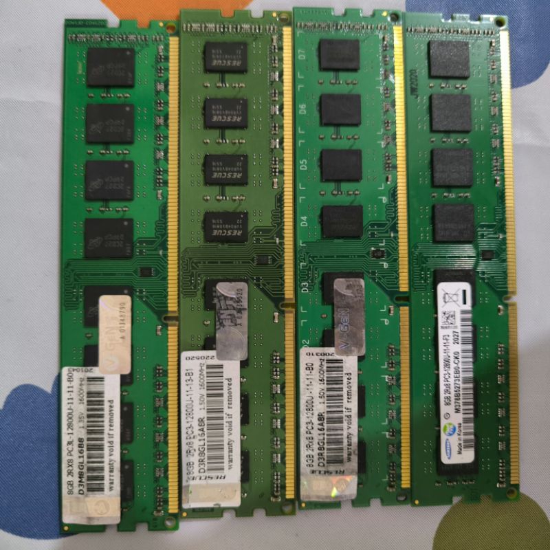 Ram Komputer DDR3/DDR3L 8 GB 1600 Mhz (Vgen,Visipro,Corsair)