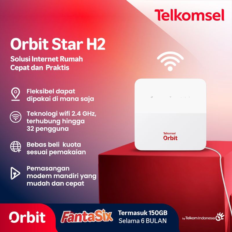 Modem Orbit Telkomsel Star H2