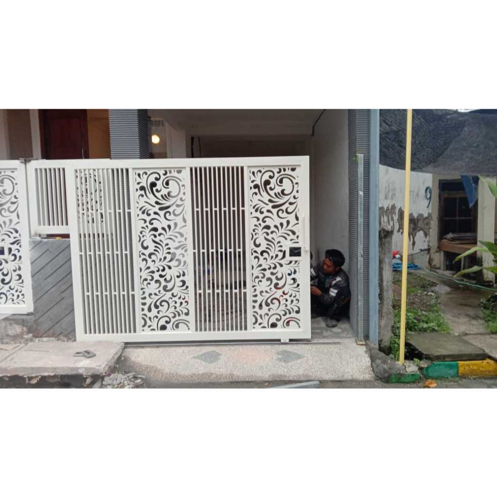PAGAR RUMAHAN TIPE CUTING LASER MODERN
