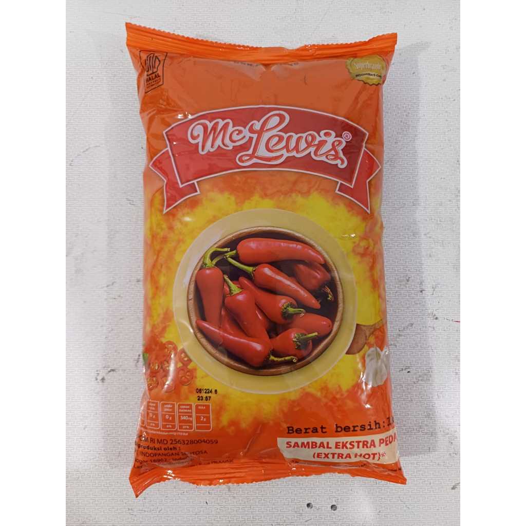 

Mc lewis Sambal Extra Pedas 1Kg