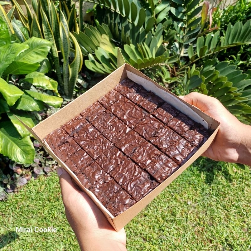 

Mirai ~ Fudgy Brownies Premium Tanpa Topping