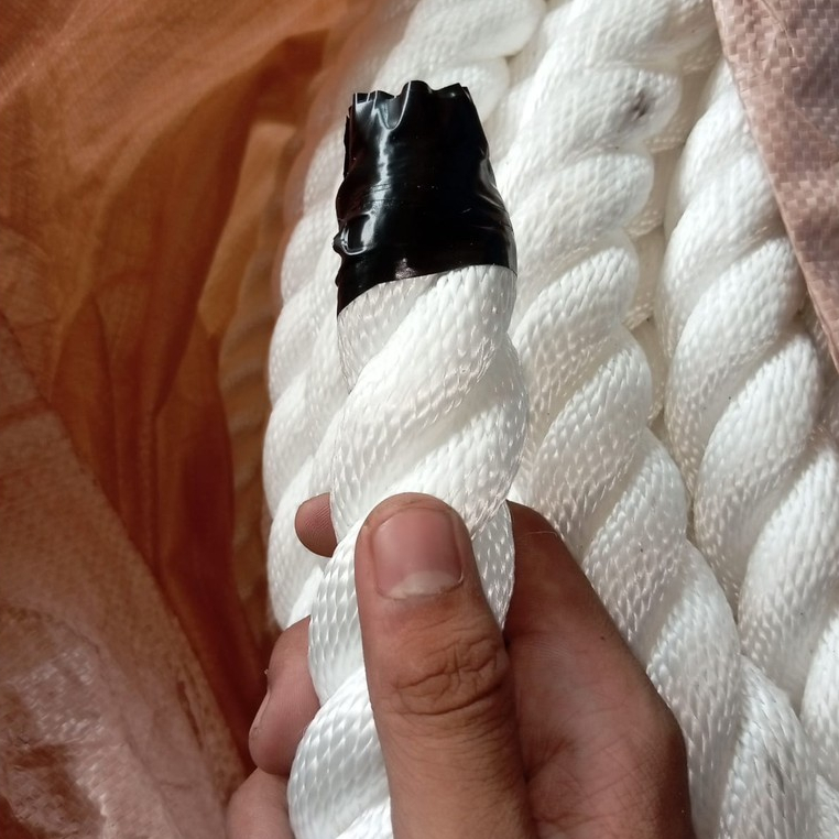 1 Meter Tali Tambang Nylon 30mm Tali Nilon Tambang Putih  Tambang Ikat Besar