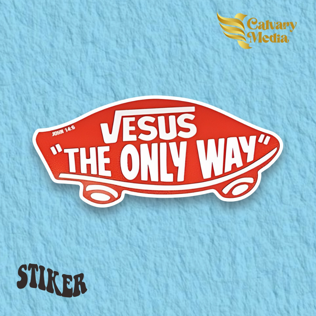 

Stiker Rohani Kristen_Jesus The Only Way_1 Viral