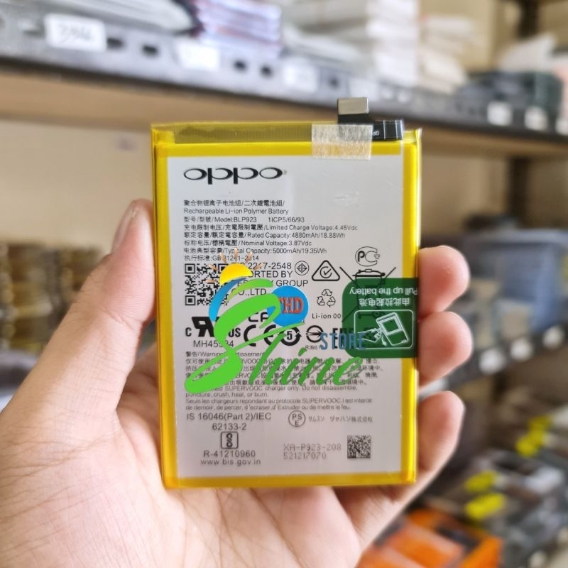 Baterai Batre Oppo BLP923 Original HP Oppo A77S CPH2473 Battery Batrei Tanam Opo A77S