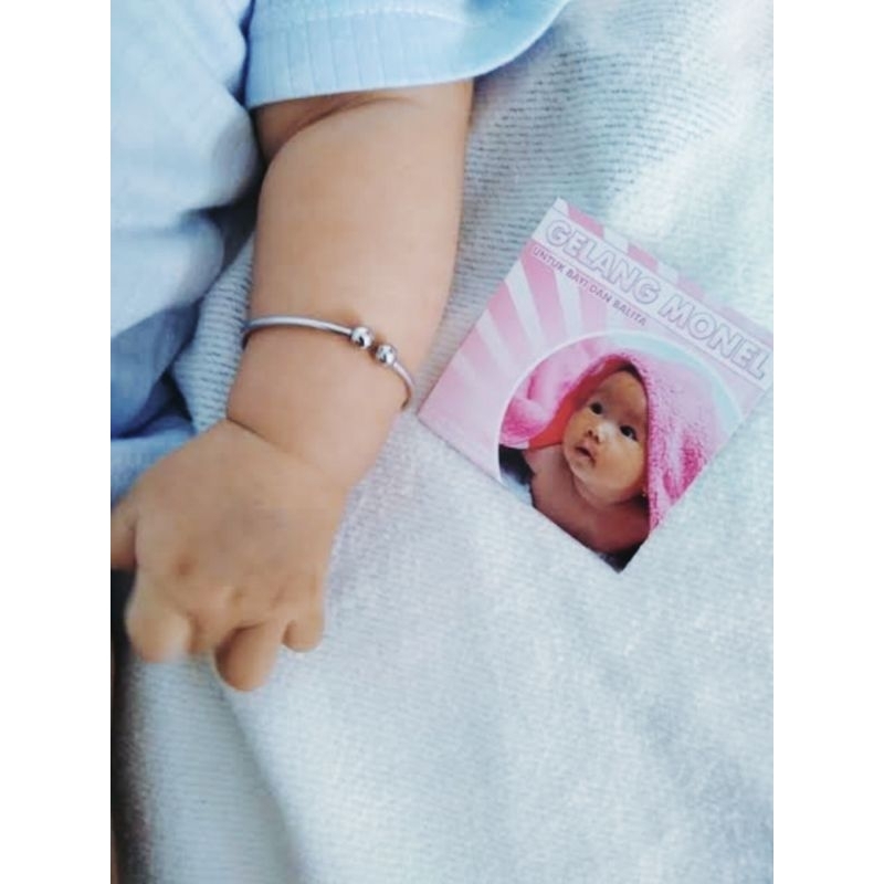 GELANG MONEL BAYI / GELANG ANTI STEP / GELANG BAYI MONEL