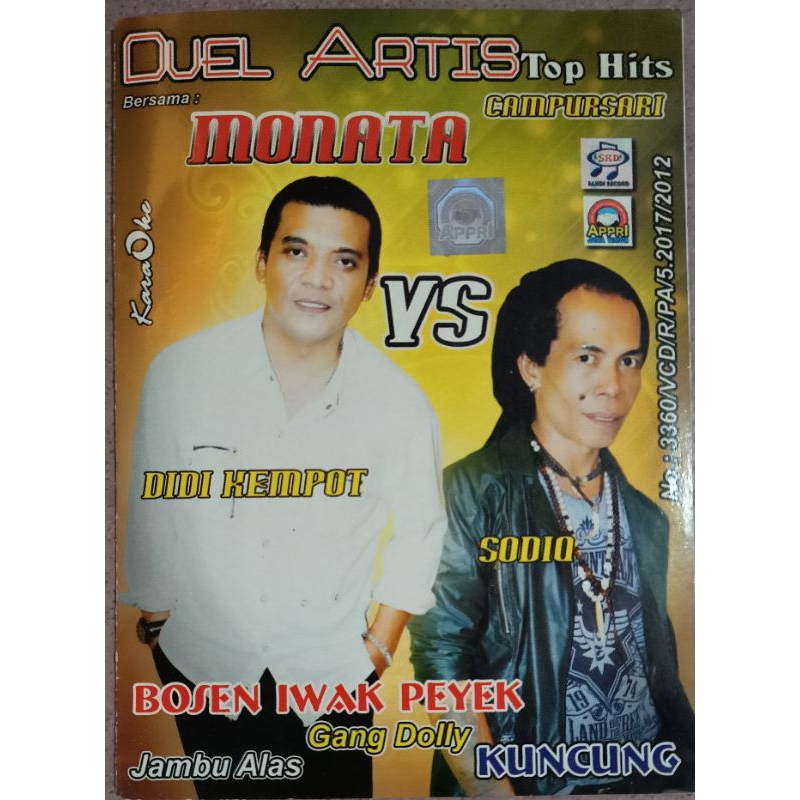 VCD original Monata Didi kempot vs shodiq