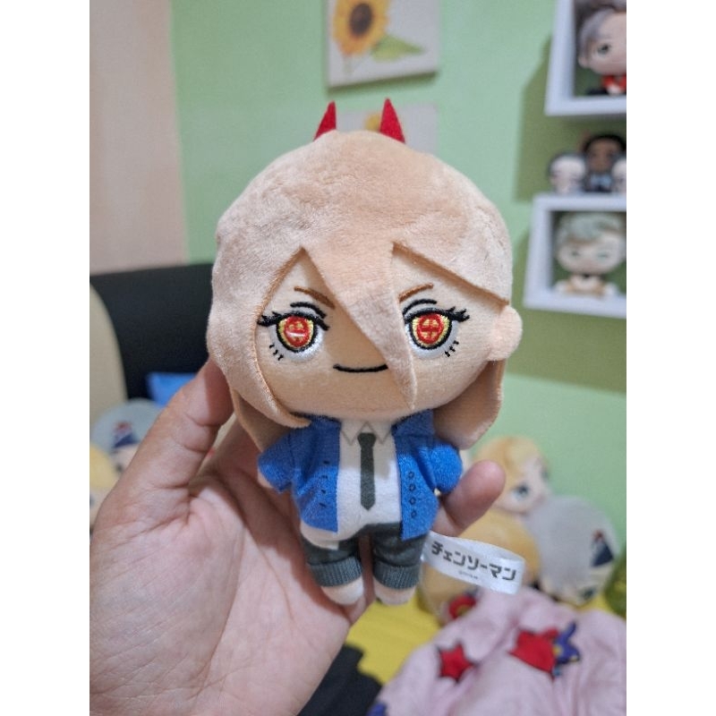 Gantungan Kunci Boneka Chainsaw man Power Plush Doll Mascot Chain GIGO Limited 2022