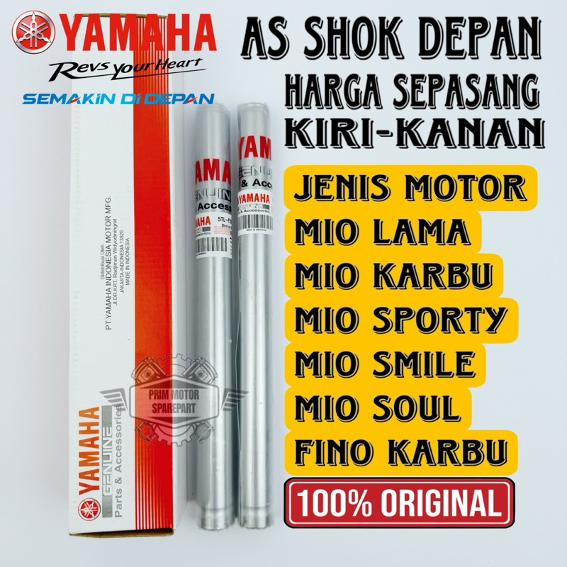 ORIGINAL AS SHOCK DEPAN MIO LAMA, MIO KARBU, MIO SPORTY, FINO KARBU, MIO SOUL KUALITAS ASLI HONDA AH