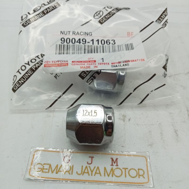NUT RACING MUR RODA RACING TOYOTA AVANZA, XENIA, RUSH, TERIOS 12x1.5 90049-11063
